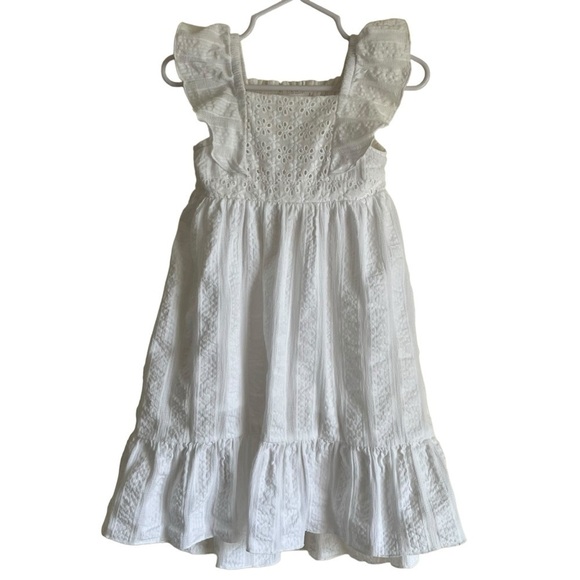 Cat&Jack Baby Girl Summer Dresses Bundle Star Print Dress Eyelet Midi Dress 18mo - Picture 10 of 16